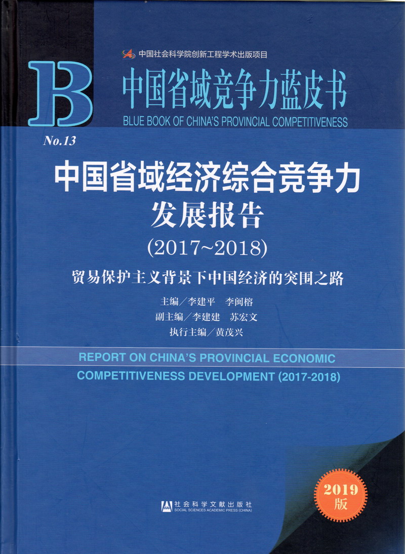 男女逼操视频网站中国省域经济综合竞争力发展报告（2017-2018）